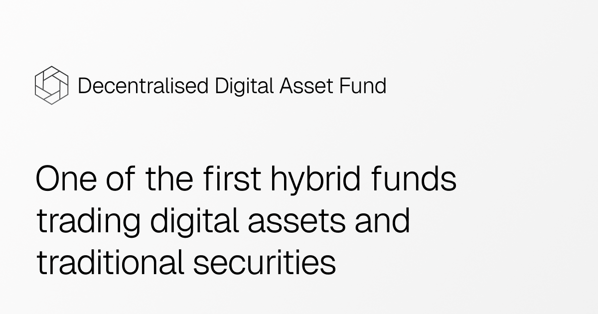 Decentralised Digital Asset Fund